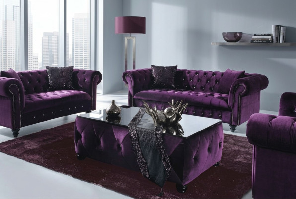 Chesterfield Sofa Polster Designer Couchen Sofas Garnitur Couch SLIII Sofa №11