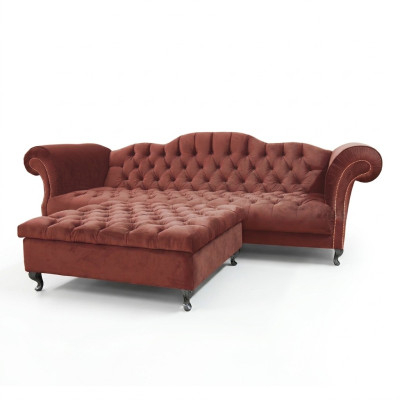Chesterfield Sofa Polster Designer Couchen Sofas Garnitur Couch SLIII Sofa №48