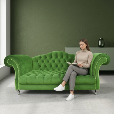 Chesterfield Sofa Polster Designer Couchen Sofas Garnitur Couch SLIII Sofa №78