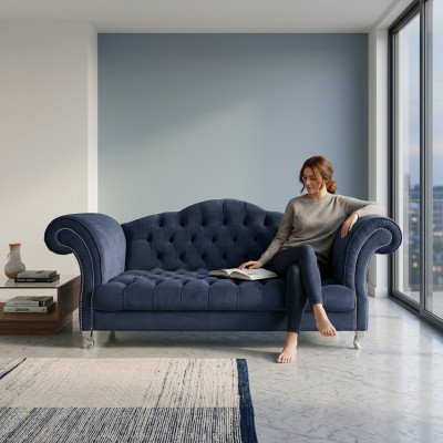 Chesterfield Sofa Polster Designer Couchen Sofas Garnitur Couch  SLIII Sofa №81