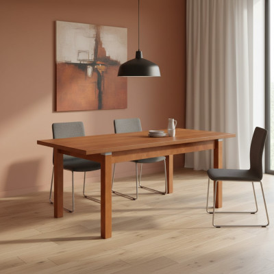 Tisch Esstisch Holztisch XXL Konferenztisch S18-L-S 90X160cm Ausziehbar