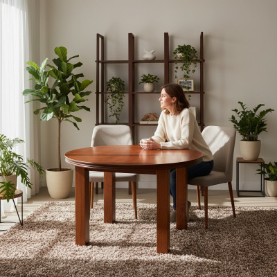 Tisch Esstisch Holztisch XXL Konferenztisch S33Radius100+40