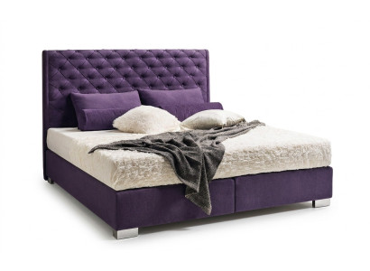 Design Polster Bett Leder Doppel Hotel Ehe Schlafzimmer Boxspring Box Neu
