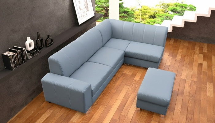 Sofa Schlafsofa Designer Sofa mit Bettfunktion + Bettkasten Ecksofa Couch NEU