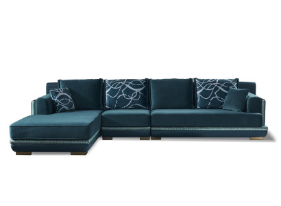 Wohnlandschaft L Form Ecksofa Couch Design Polster Textil Garnitur Sofa Ecke Neu