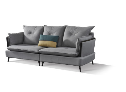 Textilsofa Sofagarnitur 3+2+1 Sitzer Set Garnitur Polstersofa Couch Textil Couch