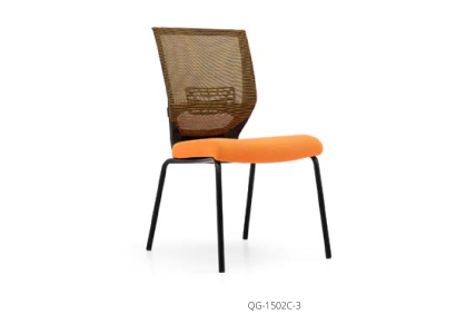 Stoffstuhl in Grau mit Edelstahlgestell modern und elegant