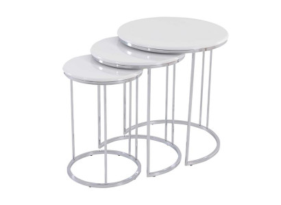 Couchtisch 3x Grau Kaffeetisch Beistelltisch Design Wohnzimmertisch Tische