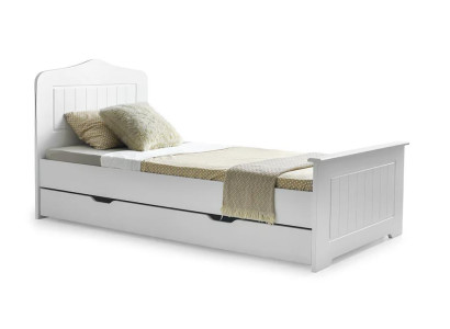 Einzelbett Schlicht Stauraum Modernes Design Komfortables Kinderzimmer Möbel