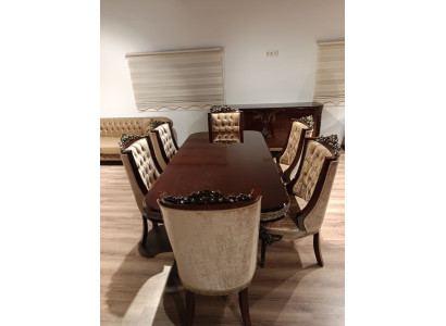 Esszimmergruppe Tisch 6x Stühle Esszimmergarnitur Tisch Set 7tlg.Sofort