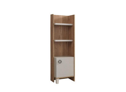 Elegantes braunes Bücherregal aus Holz für Wohnzimmer und Büro