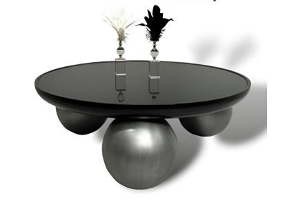 Couchtisch Wohnzimmertisch Beistelltisch Kaffeetisch Schwarz Moderne Luxus
