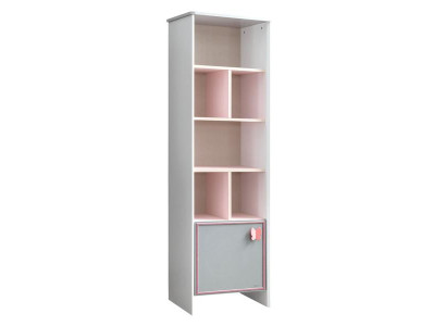 Bücherregal Weiß Regal Schrank Holz für Kinderzimmer Jugendzimmer Möbel Modern