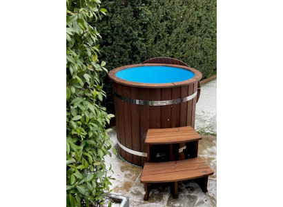 Whirlpool Holzbadewanne Garten Bad Outdoor-Spa Erholungsbecken