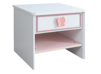 Holzmöbel Nachttisch Schlafzimmer Einrichtung Weiß Luxus Möbel Top-Qualität
