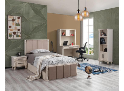 Kinderzimmer Set Kinderbett Nachttisch Buecherregal Schreibtisch Möbel