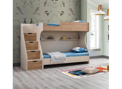 Jugendbett Kinderbett Kids Design Modern Bett Kinderzimmer Holz Betten Möbel