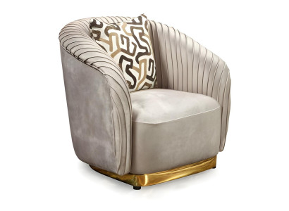 Einzelsessel Sessel Relaxsessel Lesesessel Clubsessel Loungesessel Beige