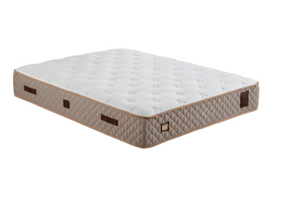 Beige Textilmatratze für Schlafzimmer elegant und komfortabel