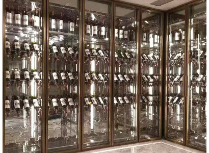 Weinschrank Weinkühlschrank Schaukasten Weinmöbel Schrankvitrine