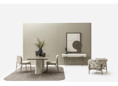 Esszimmer Set Esstisch 4х Stühle Esszimmergruppe Konsolentisch Essgruppe 8tlg