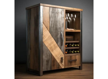 Weinschrank Weinmöbel Flaschenregal Weinkommode Weinablage Weinständer