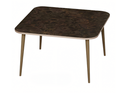 Couchtisch aus Holz in Braun modern eleganter Wohnzimmertisch