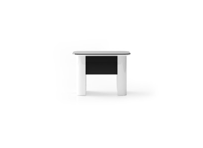 Elegantes schwarzes Holz Sideboard im modernen Stil