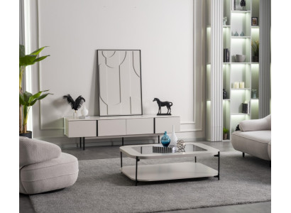 Wohnzimmer-Set Schlichte Gemütlichkeit für den Alltag