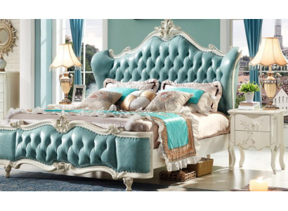 Stilvolles Schlafzimmer Set Holz 2x Nachttische Klassische luxuriöse Möbel Bett