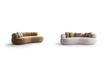Brauner couchgarnitur brauner 3-Sitzer-Sofa beiger Sofa Wohnzimmermöbel